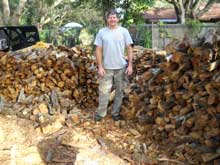 Rick with Firewood